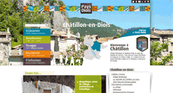 Desktop Screenshot of chatillonendiois-tourisme.com